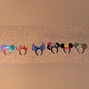 Disney-Themed Head band pinSet - Blue and Black